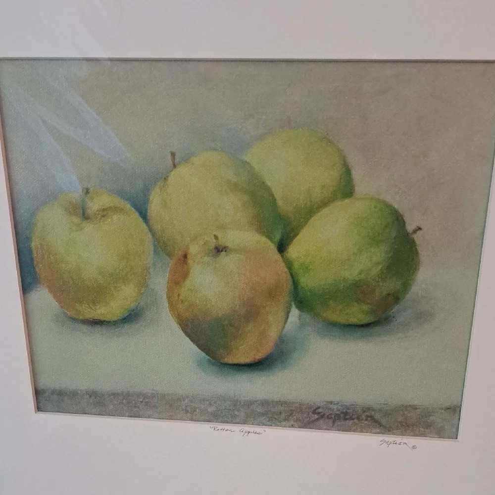 Apple Green Art Giclee Print - Picture 3 of 6